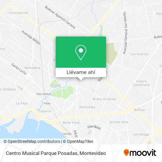 Mapa de Centro Musical Parque Posadas