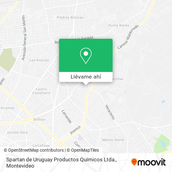 Mapa de Spartan de Uruguay Productos Químicos Ltda.