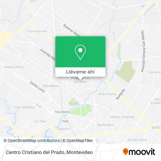 Mapa de Centro Cristiano del Prado