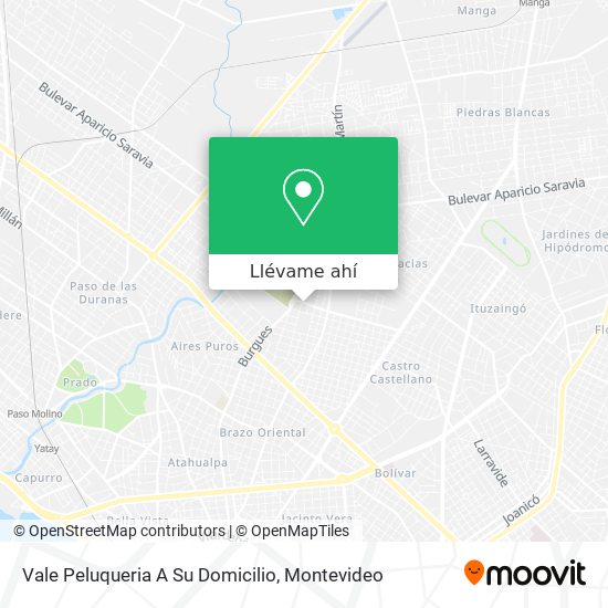 Mapa de Vale Peluqueria A Su Domicilio