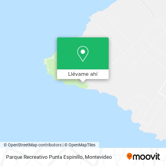 Mapa de Parque Recreativo Punta Espinillo