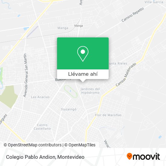 Mapa de Colegio Pablo Andion