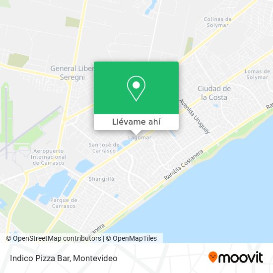 Mapa de Indico Pizza Bar