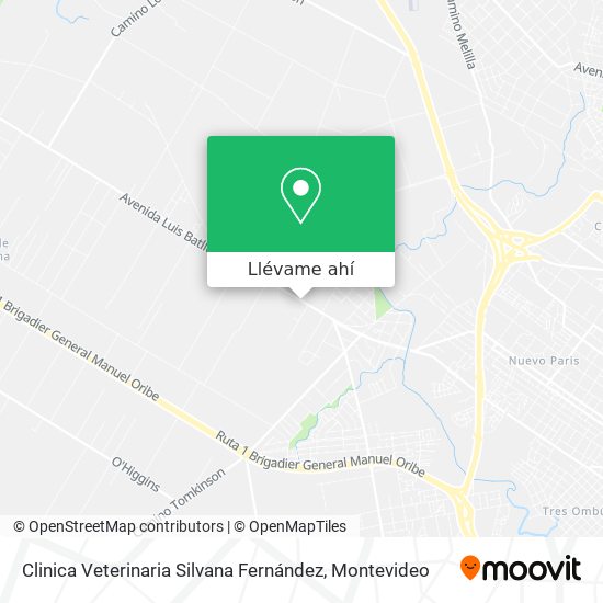 Mapa de Clinica Veterinaria Silvana Fernández