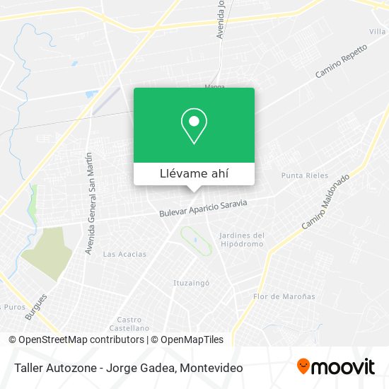 Mapa de Taller Autozone - Jorge Gadea