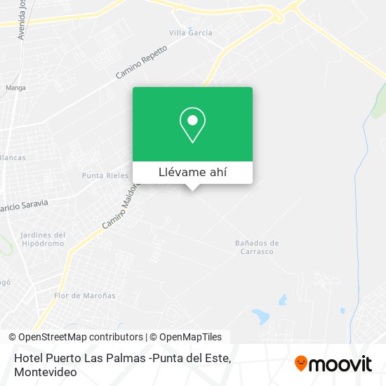 Mapa de Hotel Puerto Las Palmas -Punta del Este