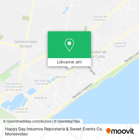 Mapa de Happy Day Insumos Reposteria & Sweet Events Co