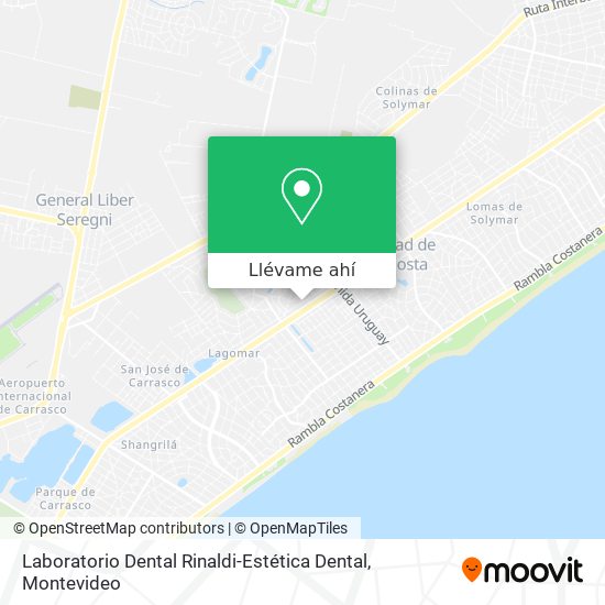Mapa de Laboratorio Dental Rinaldi-Estética Dental