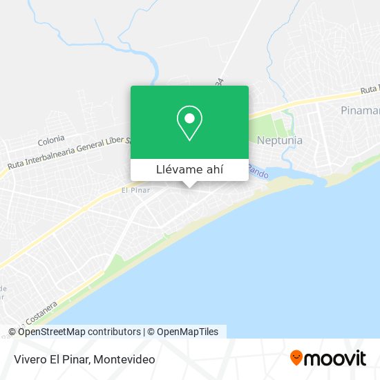 Mapa de Vivero El Pinar