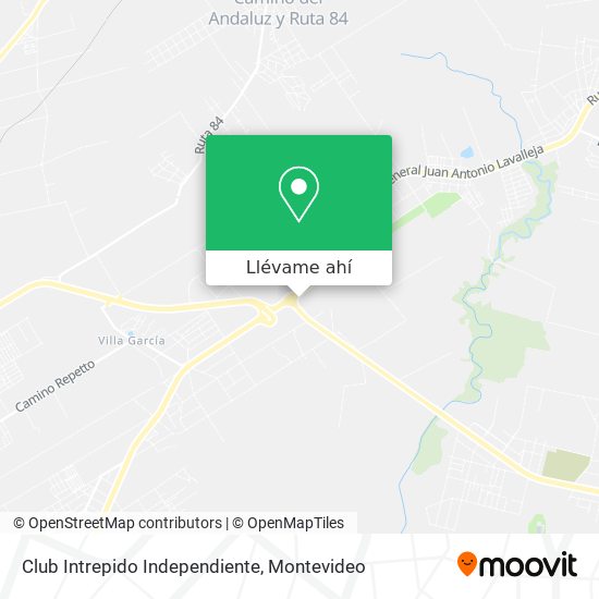 Mapa de Club Intrepido Independiente