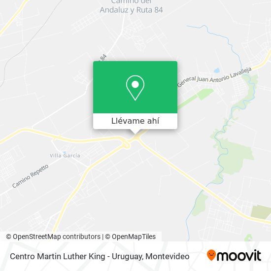 Mapa de Centro Martin Luther King - Uruguay