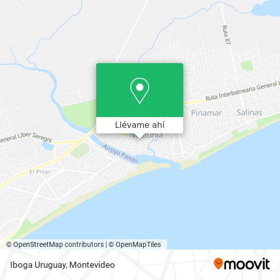 Mapa de Iboga Uruguay