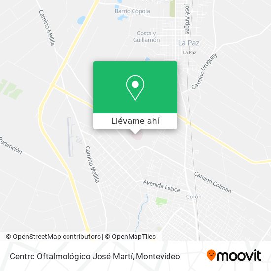 Mapa de Centro Oftalmológico José Martí