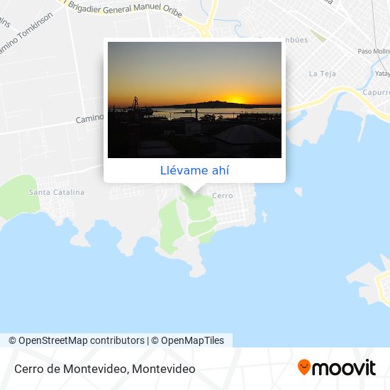 Mapa de Cerro de Montevideo