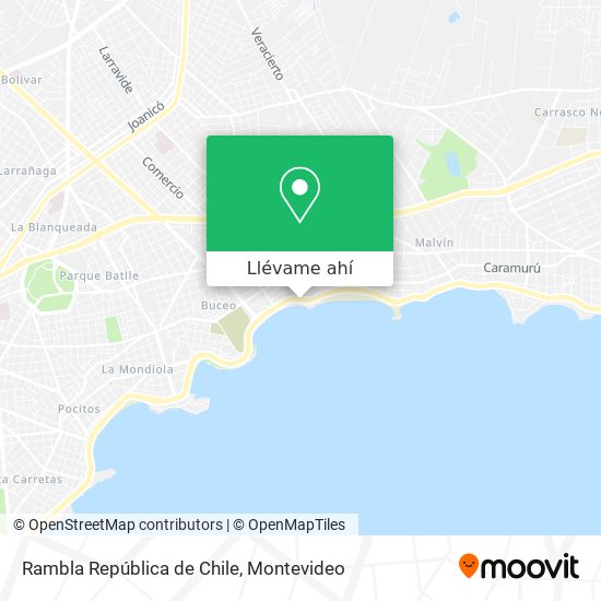 Mapa de Rambla República de Chile