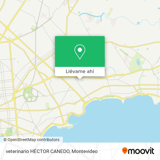 Mapa de veterinario HÉCTOR CANEDO