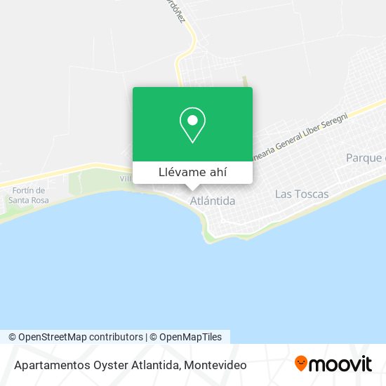 Mapa de Apartamentos Oyster Atlantida