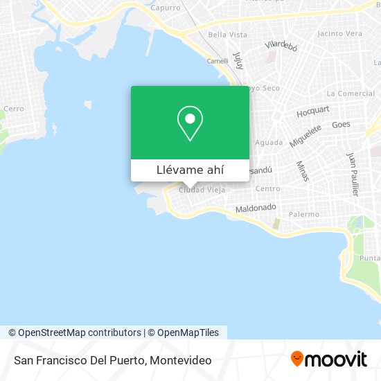 Mapa de San Francisco Del Puerto