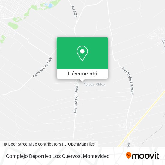 Mapa de Complejo Deportivo Los Cuervos
