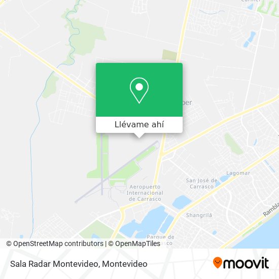 Mapa de Sala Radar Montevideo