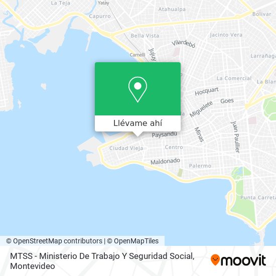 Mapa de MTSS - Ministerio De Trabajo Y Seguridad Social