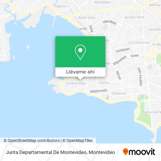 Mapa de Junta Departamental De Montevideo