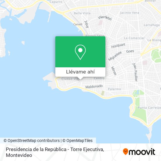 Mapa de Presidencia de la República - Torre Ejecutiva