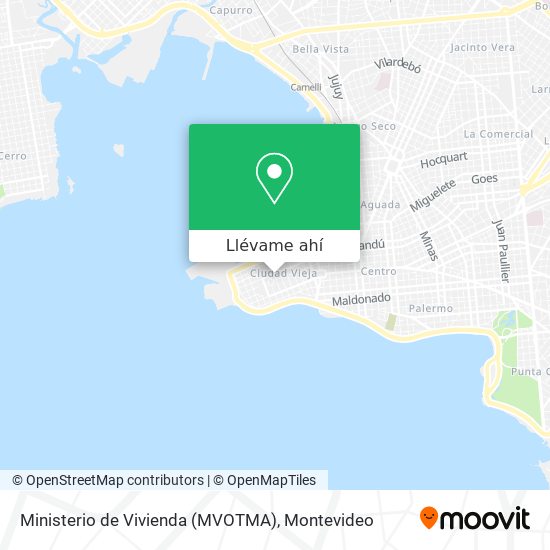 Mapa de Ministerio de Vivienda (MVOTMA)