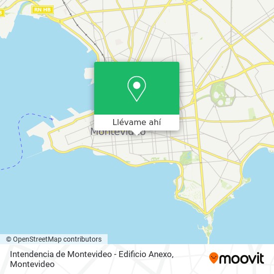 Mapa de Intendencia de Montevideo - Edificio Anexo