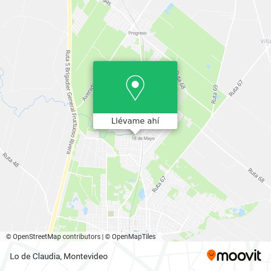 Mapa de Lo de Claudia