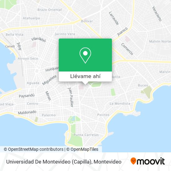 Mapa de Universidad De Montevideo (Capilla)