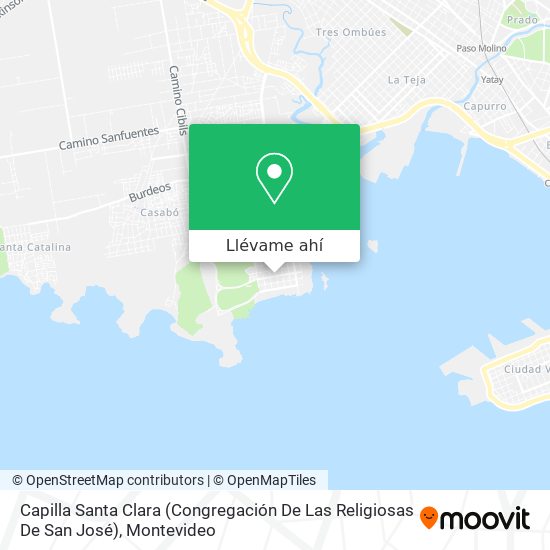Mapa de Capilla Santa Clara (Congregación De Las Religiosas De San José)