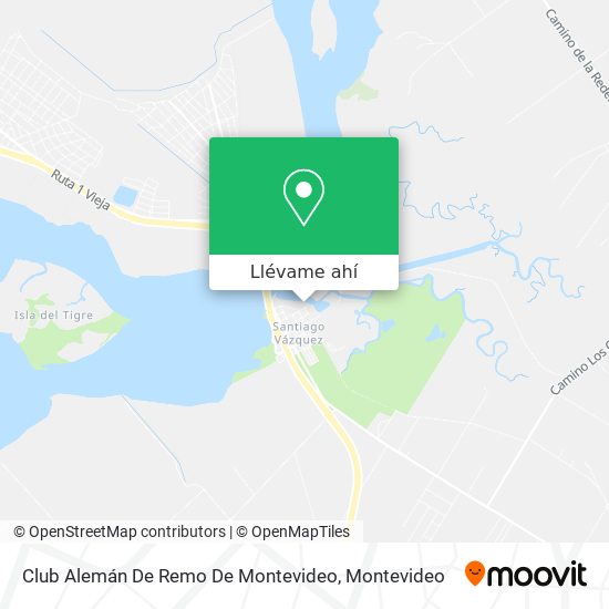 Mapa de Club Alemán De Remo De Montevideo