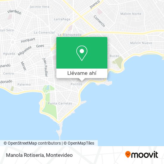 Mapa de Manola Rotisería