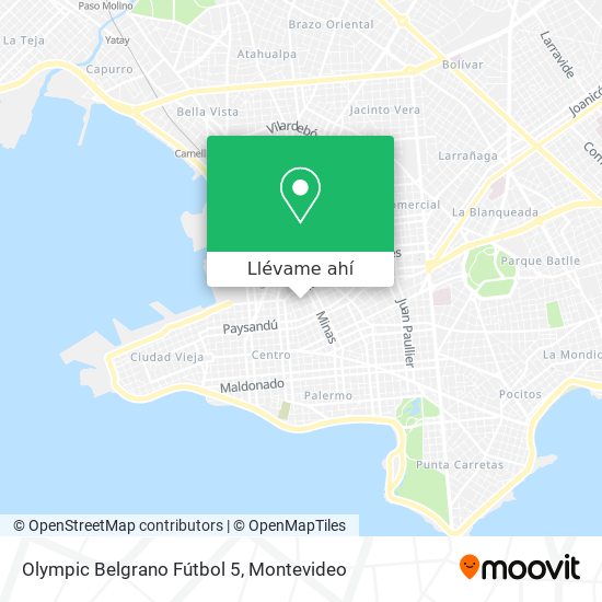 Mapa de Olympic Belgrano Fútbol 5