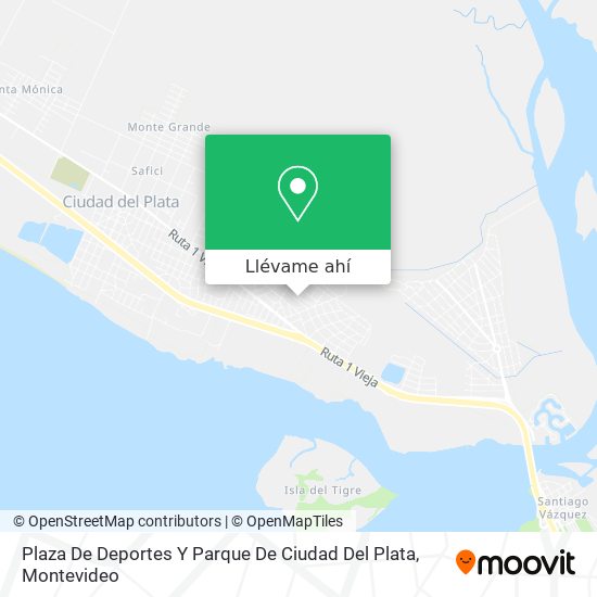 Mapa de Plaza De Deportes Y Parque De Ciudad Del Plata