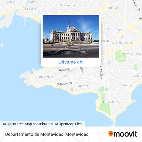 Mapa de Departamento de Montevideo