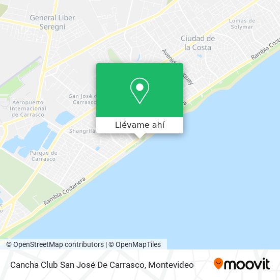 Mapa de Cancha Club San José De Carrasco