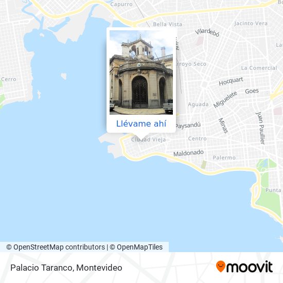Mapa de Palacio Taranco