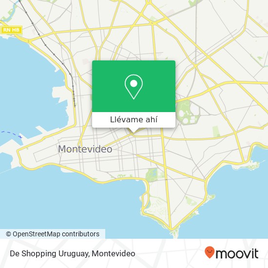 Mapa de De Shopping Uruguay