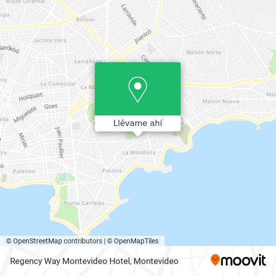 Mapa de Regency Way Montevideo Hotel