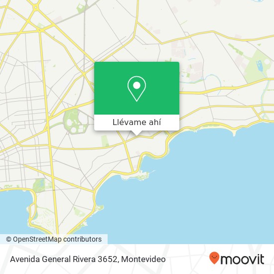 Mapa de Avenida General Rivera 3652