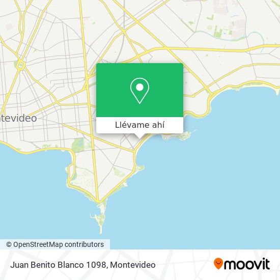 Mapa de Juan Benito Blanco 1098