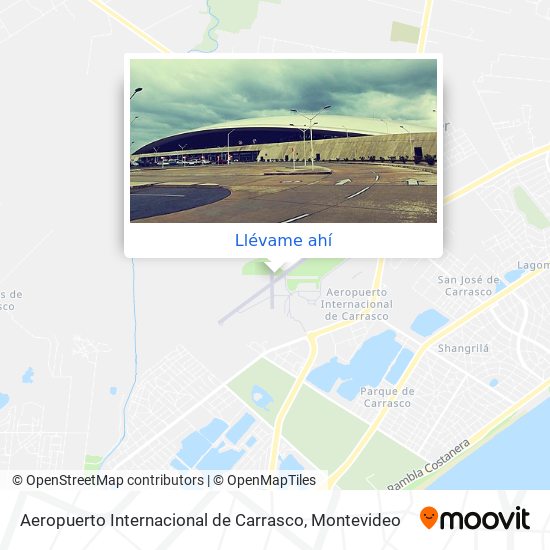 Mapa de Aeropuerto Internacional de Carrasco