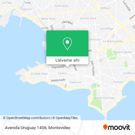 Mapa de Avenida Uruguay 1406