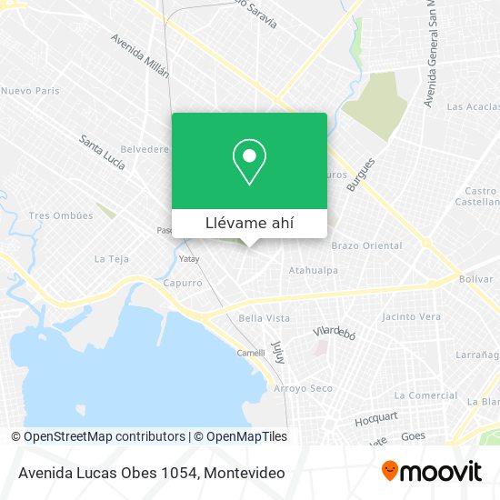 Mapa de Avenida Lucas Obes 1054