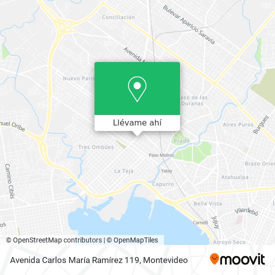 Mapa de Avenida Carlos María Ramírez 119