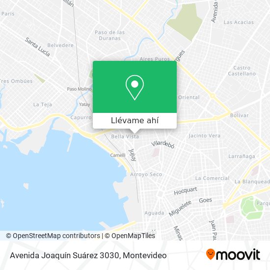 Mapa de Avenida Joaquín Suárez 3030