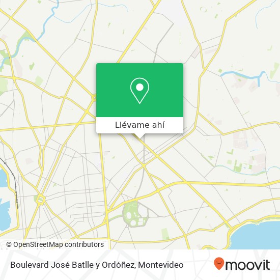 Mapa de Boulevard José Batlle y Ordóñez