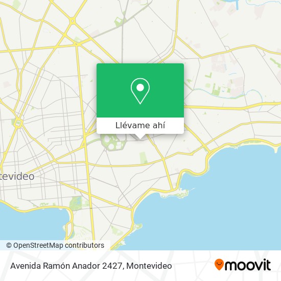 Mapa de Avenida Ramón Anador 2427